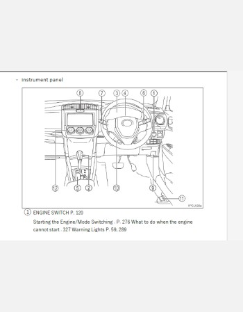toyota fielder 2019-2020 owners manual in english